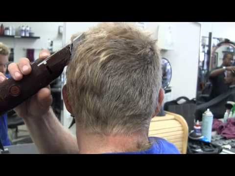 self haircut with clippers