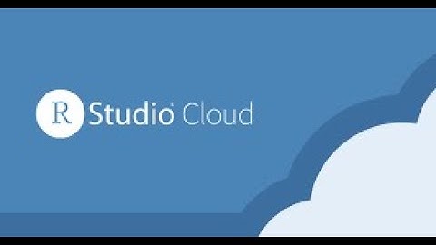 Simple steps: creating account on Rstudio Cloud
