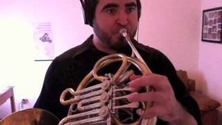 Miniatura de vídeo de "Killer Queen - Guitar Solo on French Horn"