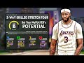 This Rare Stretch Big is Overpowered | Two Way Skilled Stretch Big Gets Contact Dunks On NBA 2k21