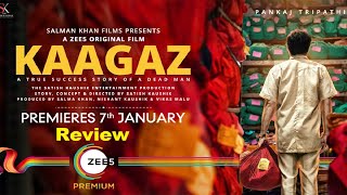 Kaagaz Movie Review | Pankaj T | Satish K | A ZEE5 Original Film | Streaming Now on ZEE5|Salman Khan