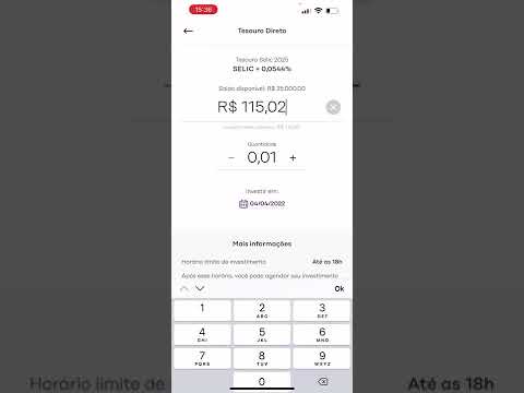 Investindo no tesouro direto na prática.