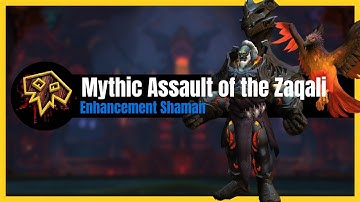 Mythic Assault of the Zaqali - Aberrus, the Shadowed Crucible - Enhancement Shaman POV