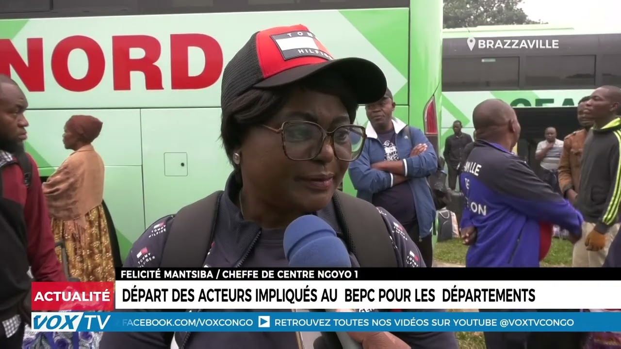 Départ des acteurs impliqués au  Bepc pour les  départements