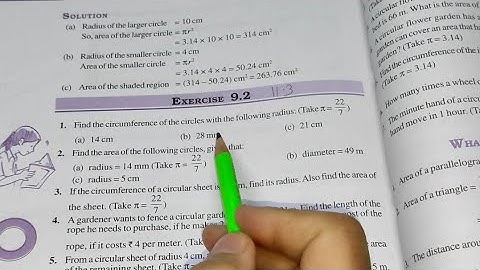Ex-9.2 Chapter -9 Perimeter and Area || Class 7th Maths New Edition Book