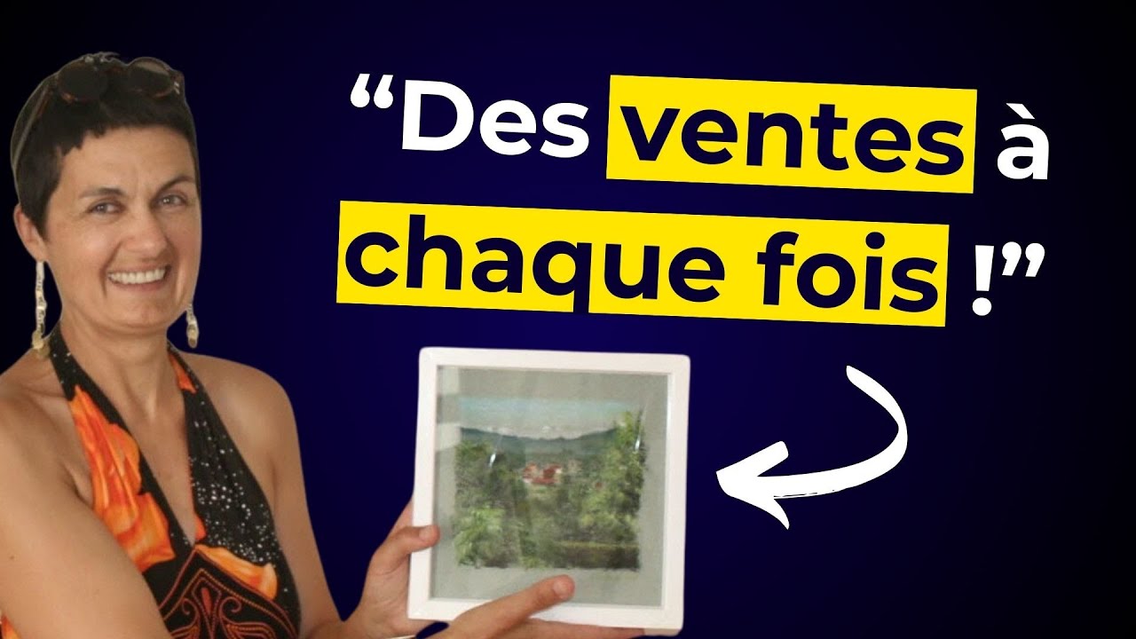 Artiste peintre : “j’ai vendu 4 nouvelles oeuvres” - Interview Christine