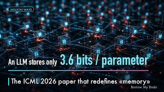 An LLM Stores Only 3.6 Bits Per Parameter: The ICML 2026 Paper That Redefines “Memory” | Million Way