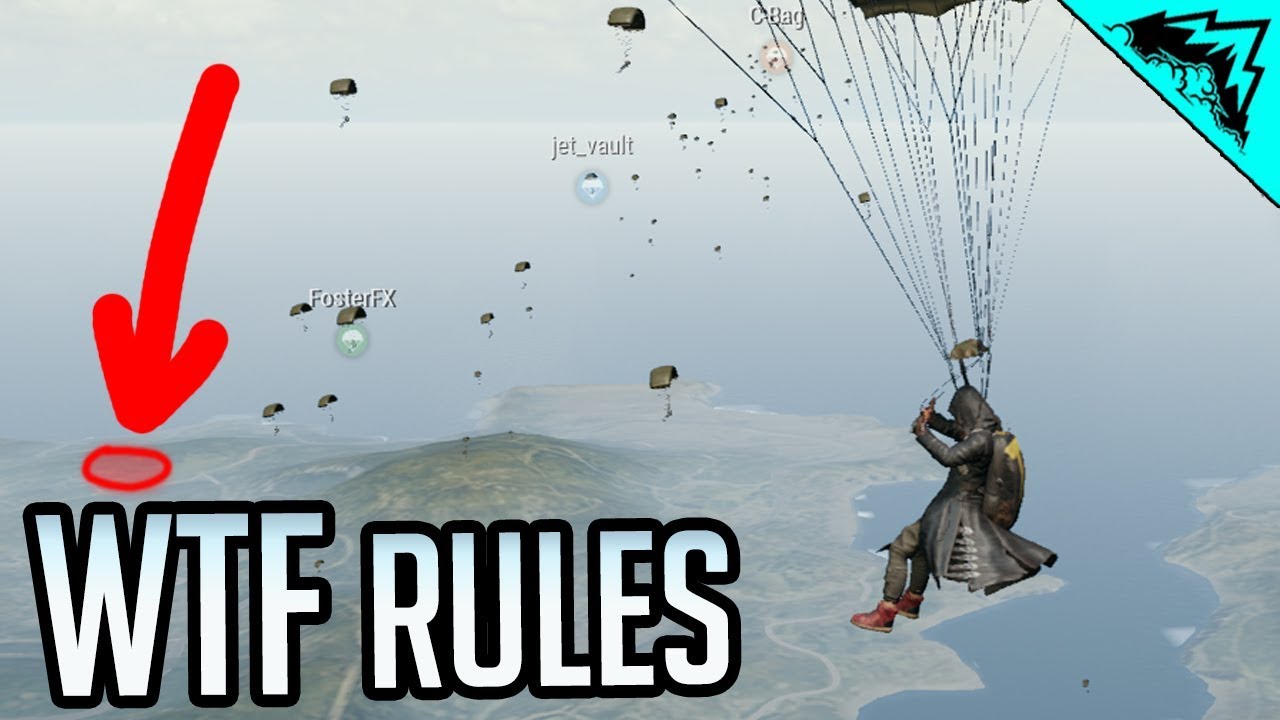 Care Package Zone - PUBG WTF RULES (PlayerUnknown's Battlegrounds)