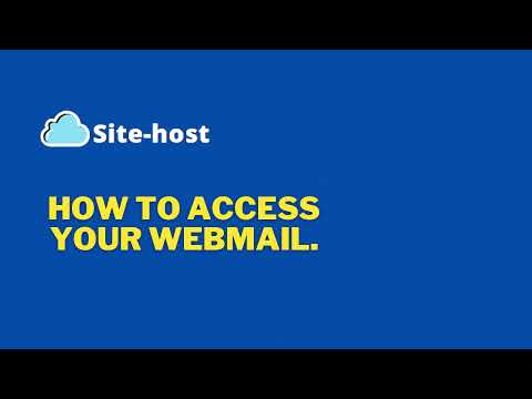 How to access your email through webmail. | Site-host Tutorials