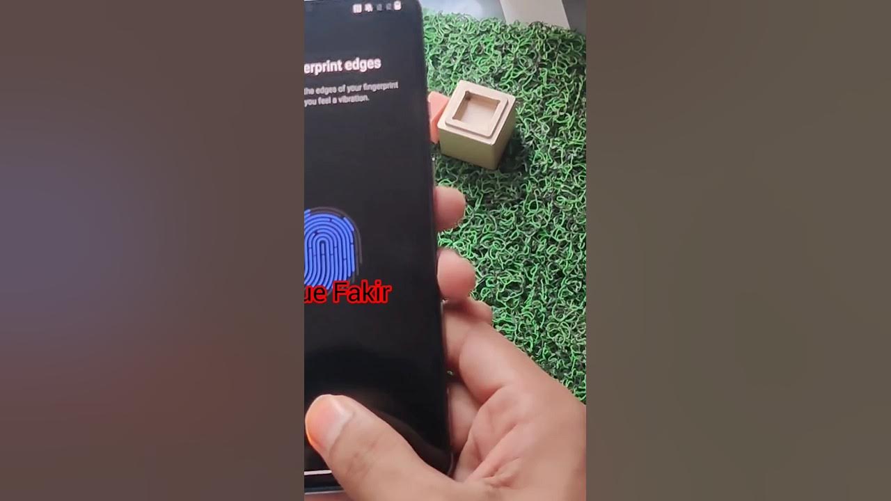 OnePlus 7t fingerprint calibration success technology mobile 