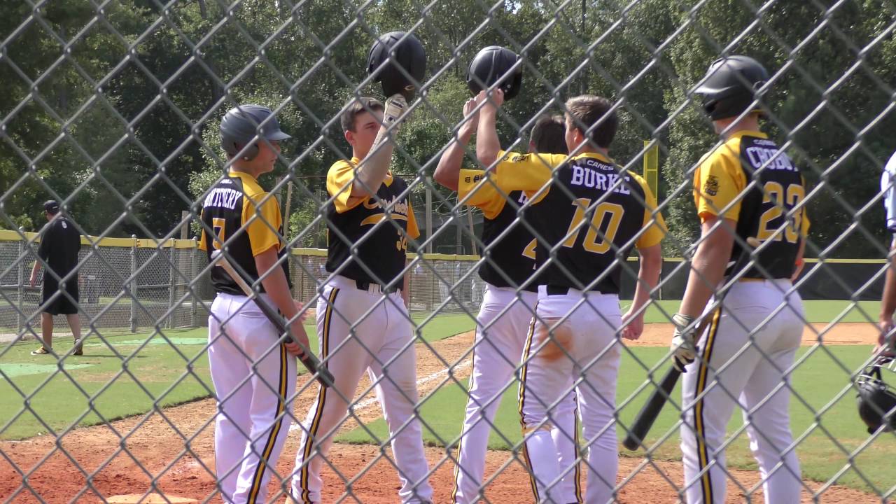 Evoshield Canes Central 17U vs Hit and Run Baseball 2017 YouTube