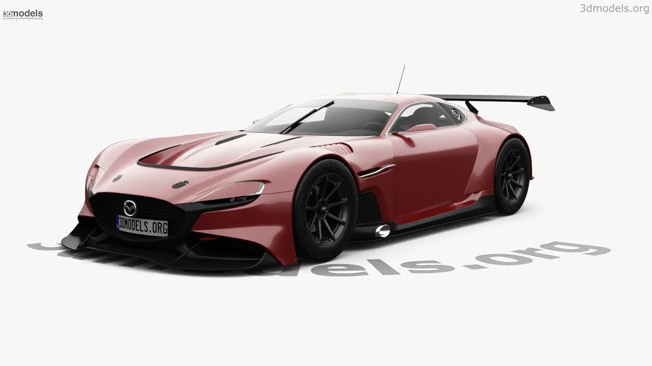 マツダ RX-Vision GT3 2023 3Dモデル - ダウンロード Sports car オン