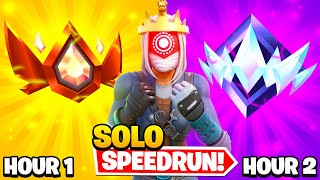W Keying to UNREAL SOLOS SPEEDRUN in 2 Hours (OG Fortnite Ranked)