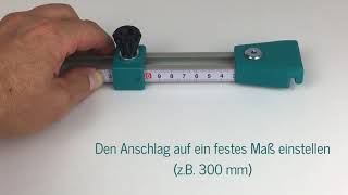 Parallelanschlag Set für Festool oder Makita Führungsschiene bis 900 mm
