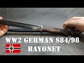 Bayonets of the World: WW2 German S84/98 for the Kar98K