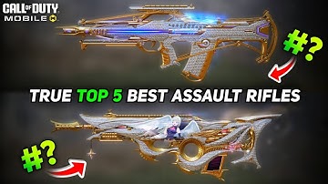 True Top 5 Best Assault Rifles in Cod Mobile (Season 6 2025) #codm