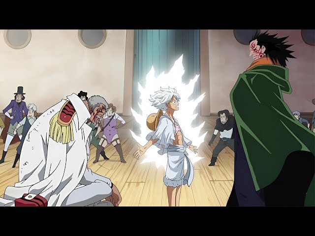 Dragon Reveals to Garp That Luffy Is the Sun God