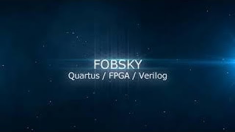 Выпуск 1. Почти пустой проект на FPGA Cyclone IV EP4CE6E22C8N