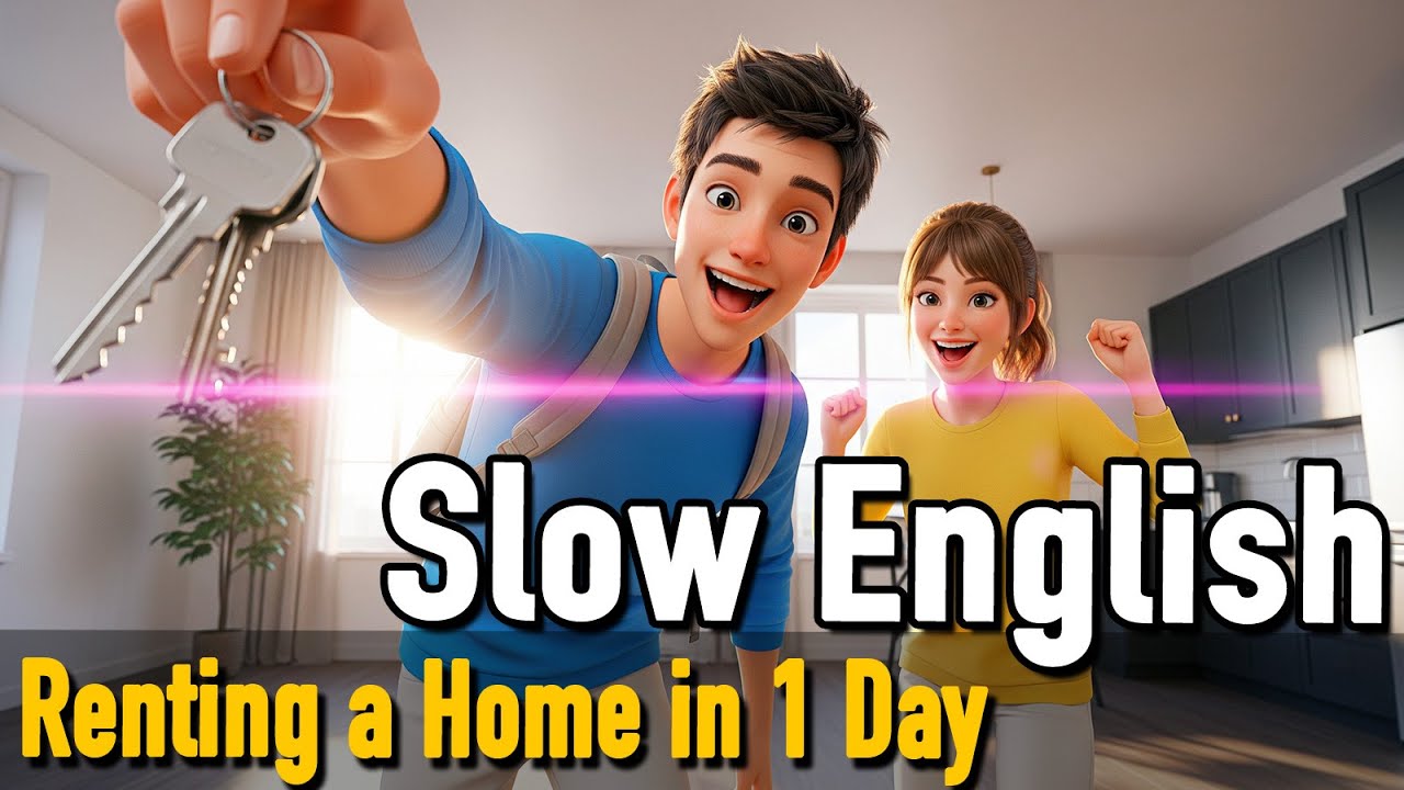 Напряженный день поиска дома: весь процесс🔑 | 15 простых фраз на английском языке | Медленный анг...