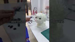 dog?flowers?acrylic box? what's that? #acrylic #diy #preservedflowers