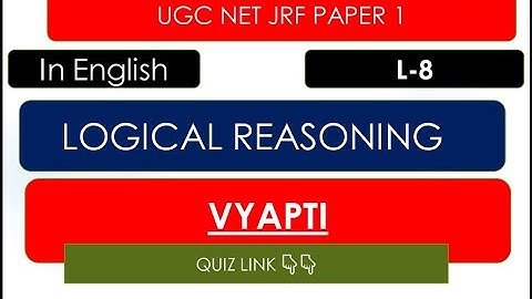 L-8 (ENG) VYAPTI I LOGICAL REASONING I BY FIRDAUS JABIN I 2 QUIZ LINK  👇👇