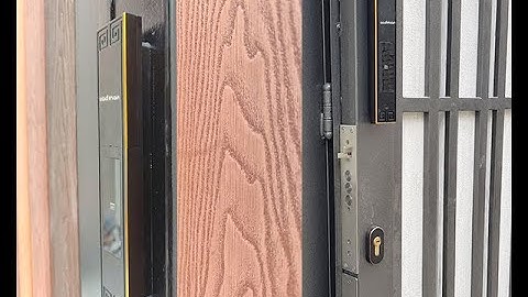 Khóa Cổng Vân Tay 2 Mặt Chống Nước DG39