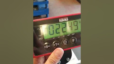 INDICATORE RAVAS 3200 , CALIBRAZIONE  !