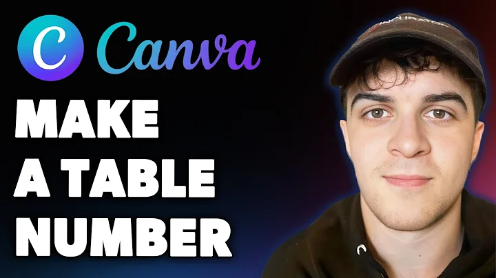 How to Make a Table Number in Canva (Full 2025 Guide)