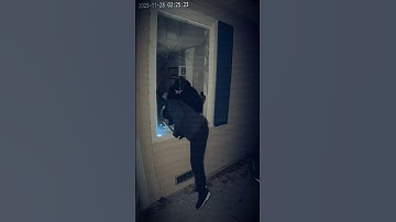 CCTV Break-In: Masked Burglars Caught Shattering Window at Night #funny #crash #automobile .
