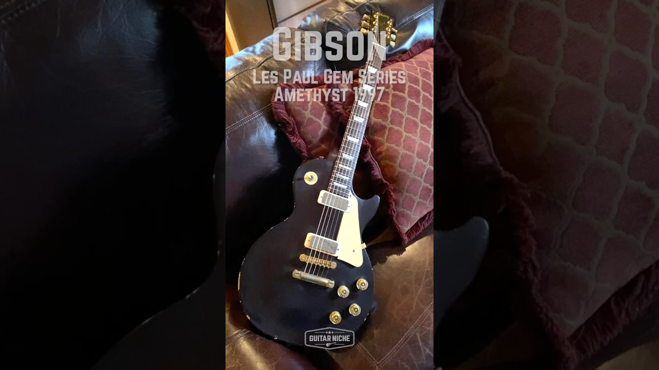 ギター Gibson Les Paul GEM Amethyst 1997 💎 Gibson Les Paul Gem Series Amethyst 1997 #customcolour #lespaul