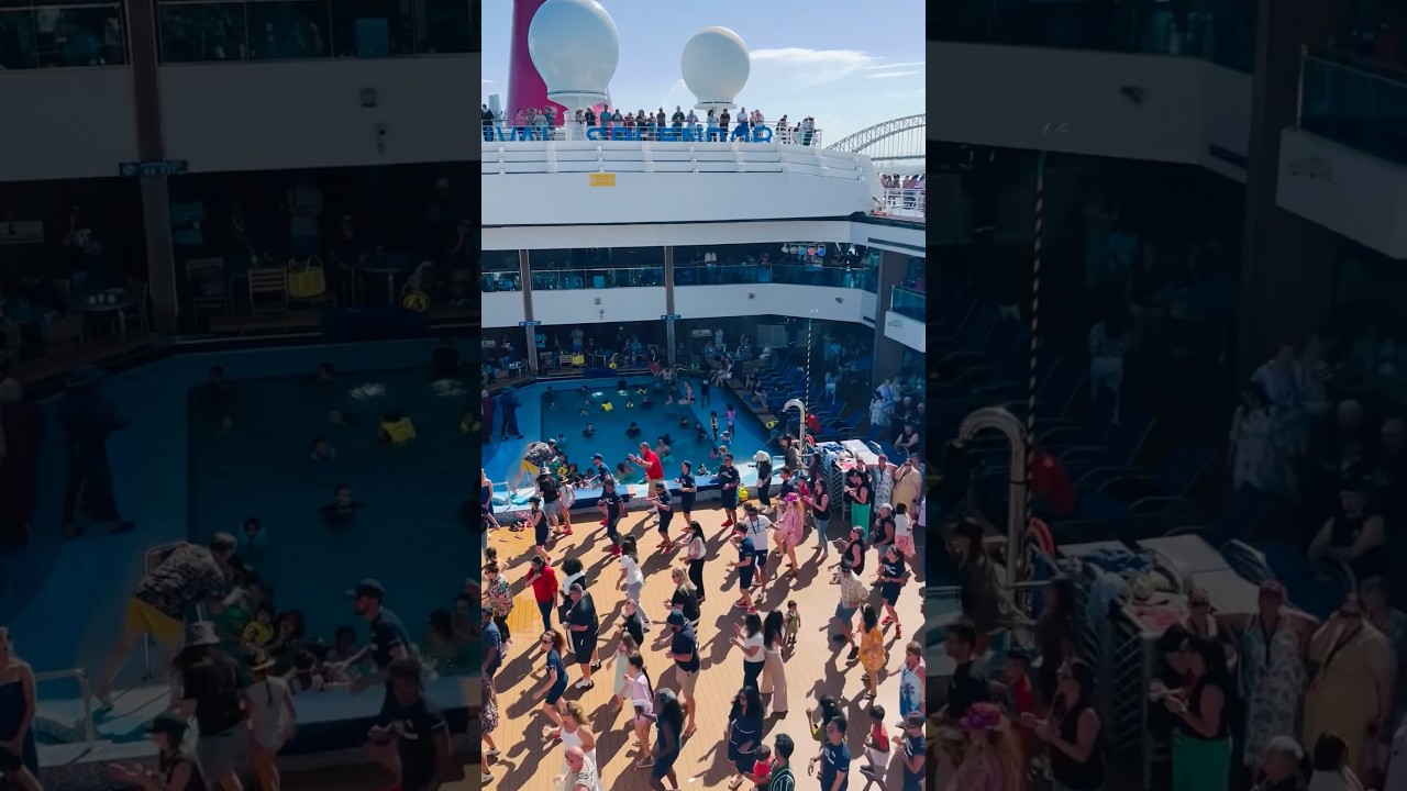 Cruise mode: Dance & Fun💃🕺🚢🥳 Part-5 #cruiseadventures #travel #fun #food #desi