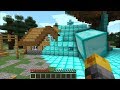 Minecraft DIAMOND HOUSE MOD / TRANSFORMING EVERYTHING INTO DIAMONDS!! Minecraft Mods