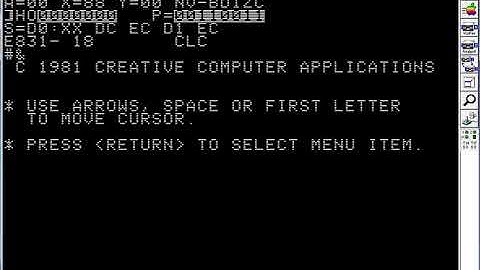 Apple II Analyst debugger tracing Visifile