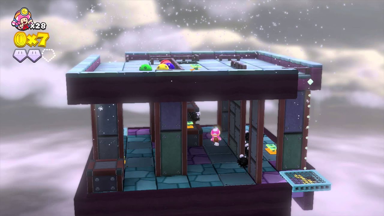 Captain Toad: Treasure Tracker ~ Episode 3 - Level 6: Biddybud Snow Stroll