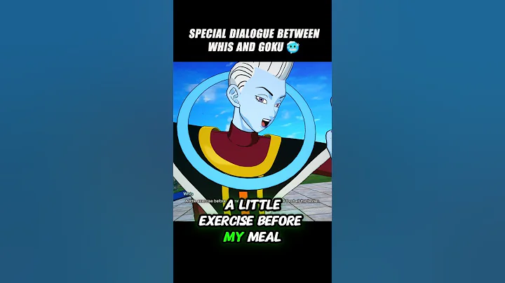 Special Dialogue Between Whis And Goku 🤯 #crashout #whis #sparkingzero #dragonballz #dbz
