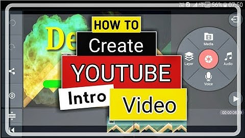 How to make Youtube Intros on Android Phone using Kinemaster.Tutorial specially for beginners.
