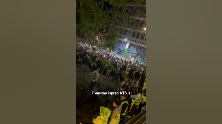 Studentska blokada RTS-a.  #rts #studenti  #blokade
