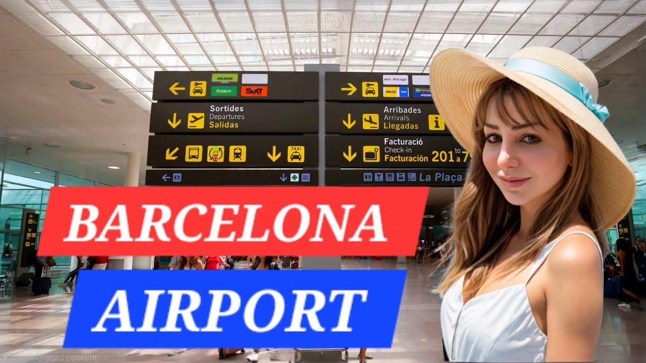 Barcelona Airport 2025 | Barcelona El Prat International Airport |Walking Tour in the new terminal 1