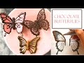 How to Make Chocolate Butterflies | Piped Filigree Designs