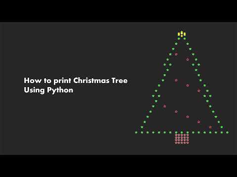 Make Christmas Tree with Python