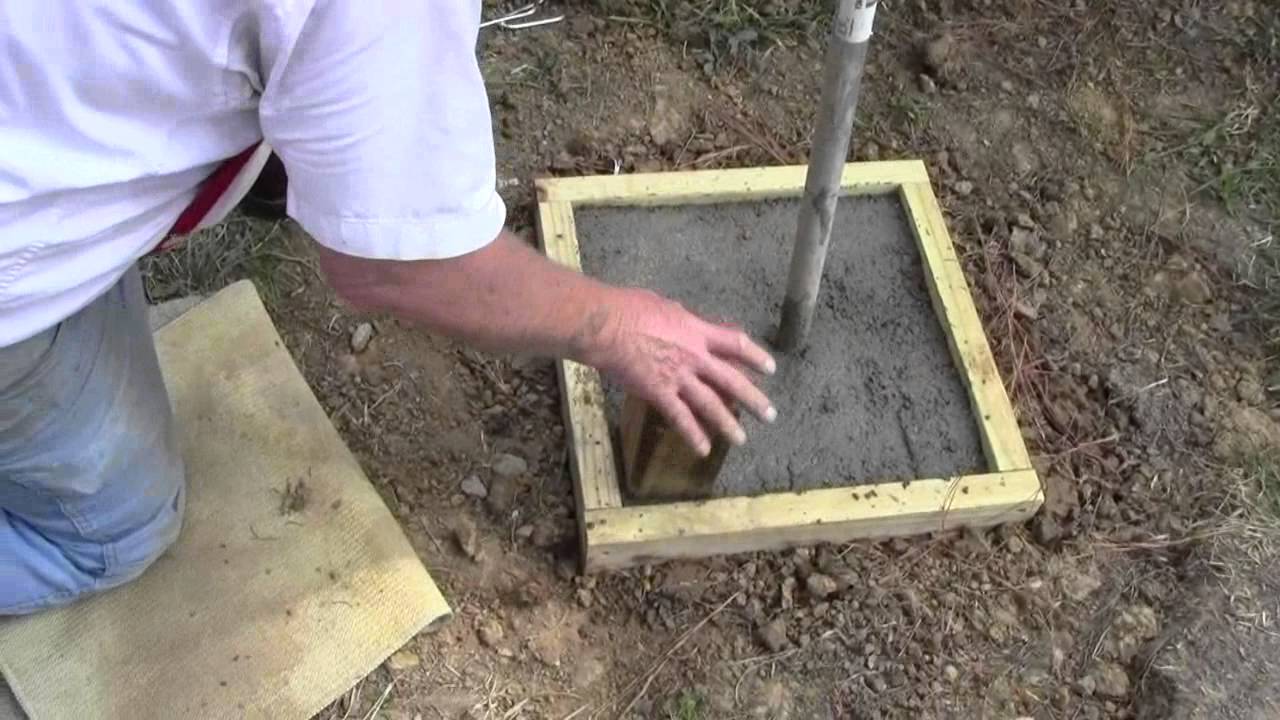 Yard Hydrant Concrete Protective Slab 4 Of 4 Youtube