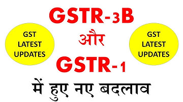 GSTR 3Bऔर GSTR 1 में हुए नए बदलाव  || GST LATEST UPDATES || CA MANOJ GUPTA ||