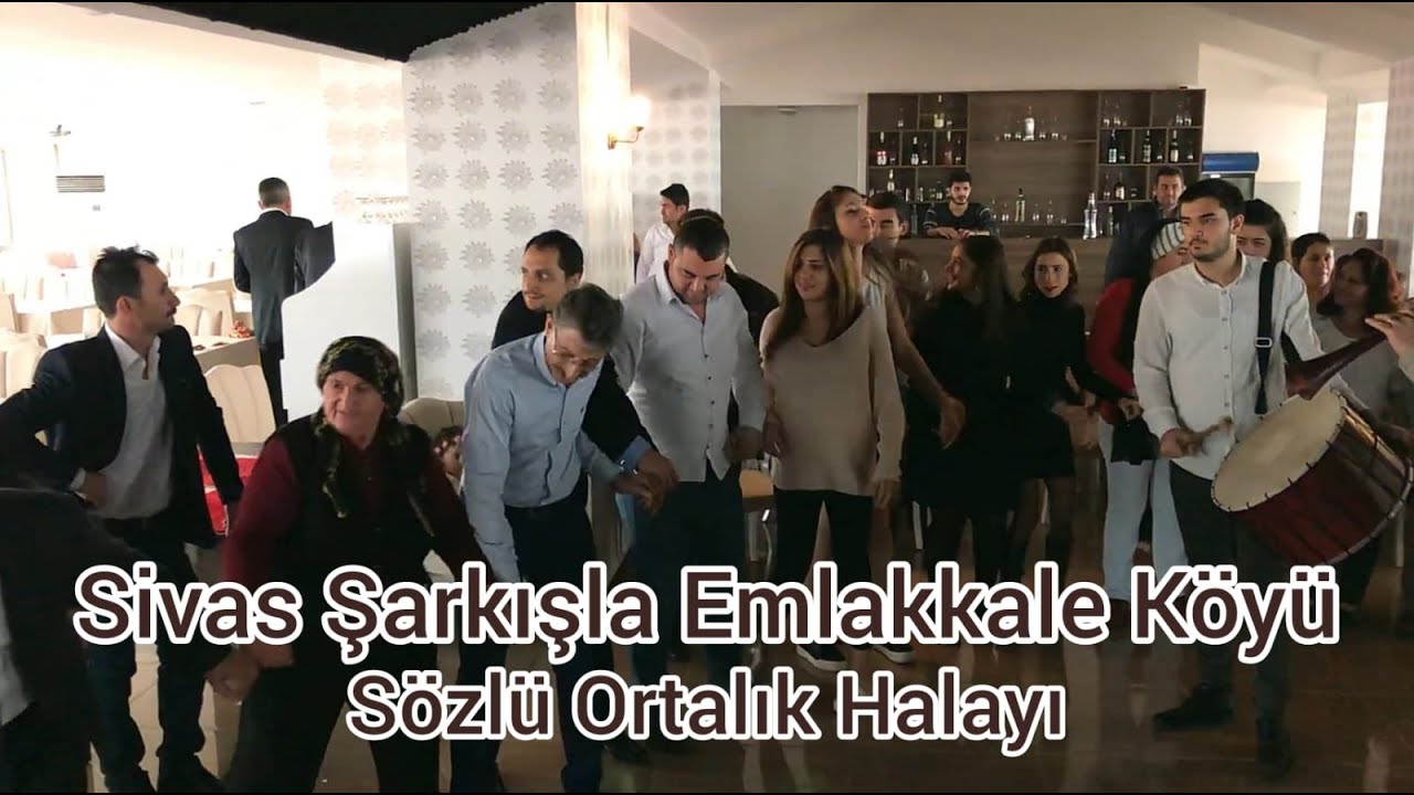Sivas Şarkışla Emlakkale Köyü Nişanı Sözlü Ortalık Halayı Zurnacı Hüseyin Özcan