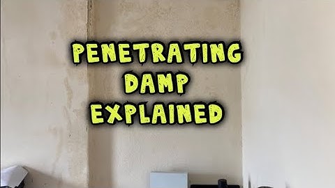 WHAT IS PENETRATING DAMP❓