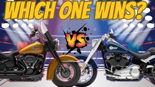 Harley Davidson Heritage Classic VS Fatboy  Comparing Two Legendary Softails