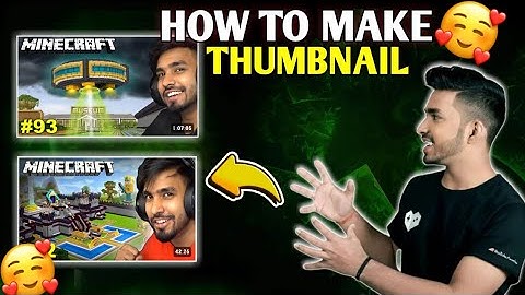 How To Make Thumbnail Like @TechnoGamerzOfficialin 2024  || Full Hindi Tutorial ❤ |