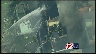 Firefighter Injured Battling Boston Blaze