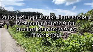 Galodo (Banjir Bandang) Sungai Jambu Batusangkar, Kabupaten Tanah Datar, Sumatera Barat 11 Mei 2024
