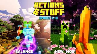 TOP 10 IMPROVEMENTS OF ACTIONS &amp; STUFF 1.10 (NEW) UPDATE in Minecraft Bedrock MCPE
