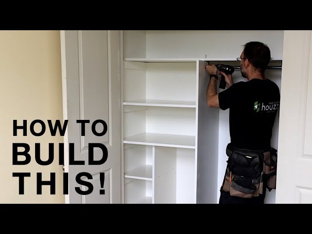 Closet Organizer Build Woodworking, How To Build Built In Closet Shelves